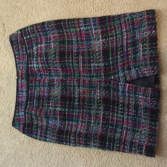 New with Partial Tags Talbots Multicolor Tweed Skirt Size 10 - Picture 3 of 4